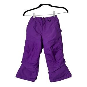 Lands End Kids Girls Snow Pants Purple Size 4 Grow-a-longs